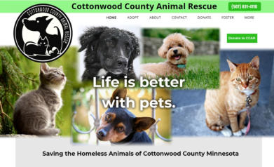 pet and animal rescue websites
